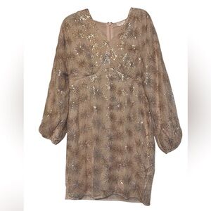NWT Rosegold sequin cocktail dress
